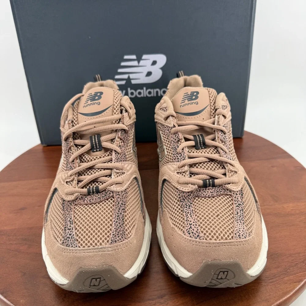 New Balance 530 Running Shoes Unisex Brown Black Leopard U530CRA Size M10/W11.5